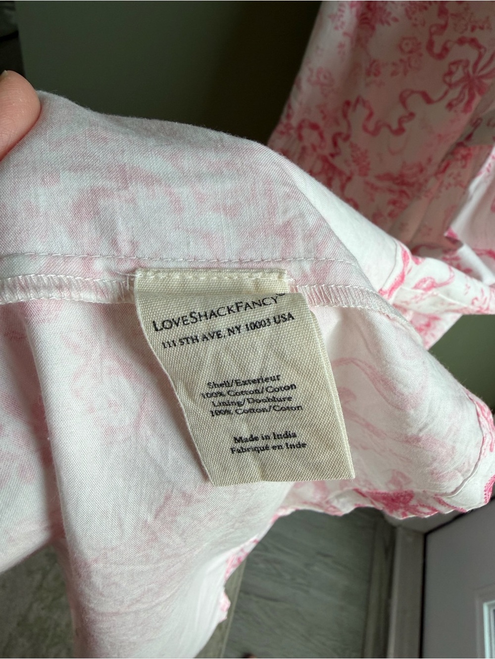 LoveShackFancy Pink Floral Tiered Maxi Skirt and Top - Picture 9 of 11